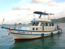 The budget priced Thai style fishing charter boats are tough and functional, Great value fishing boats for private charter and for join-on fishing trips. Picture