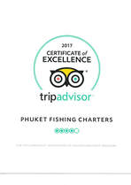 Phuket Fishing Charters Tripadvisor Certificate of Excellence Picture