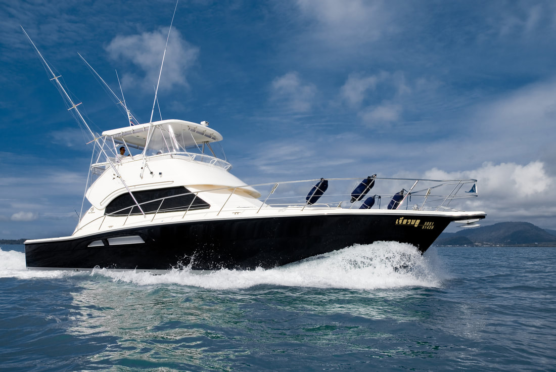 Wahoo Charters Luxury Reel Blue yacht for charter in Phuket Picture