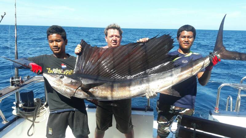 Catch a sailfish by fishing in Phuket on a daytrip when looking for things to do in Phuket, Thailand.